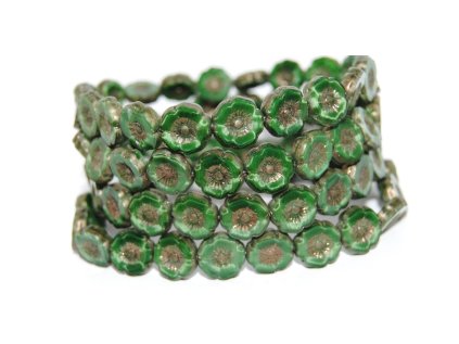 Hawaii flowers 12mm - Table cut beads