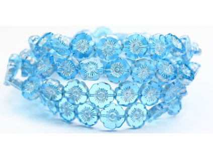 Hawaii flowers 12mm - Table cut beads