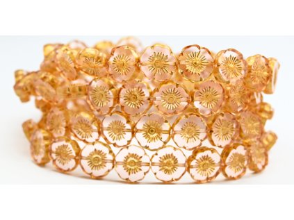 Hawaii flowers 12mm - Table cut beads