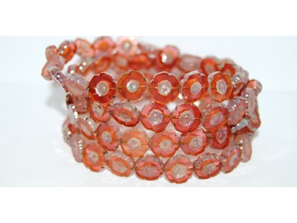 Hawaii flowers 12mm - Table cut beads