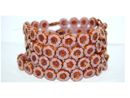 Hawaii flowers 12mm - Table cut beads