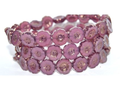 Hawaii flowers 12mm - Table cut beads