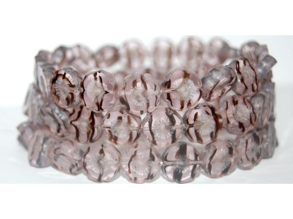 Hawaii flowers 12mm - Table cut beads