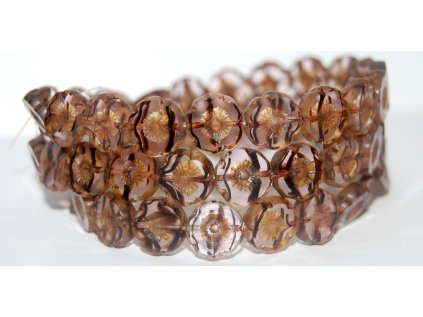 Hawaii flowers 12mm - Table cut beads