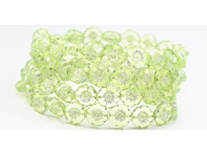 Hawaii flowers 12mm - Table cut beads