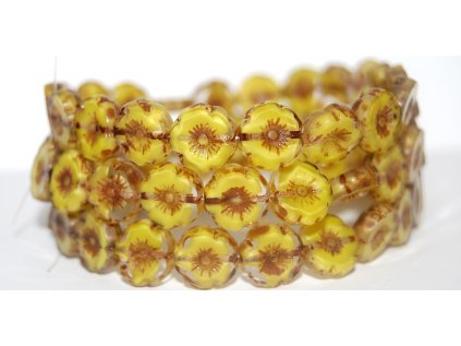 Kytky Hawai 12 mm - Ploškované perle