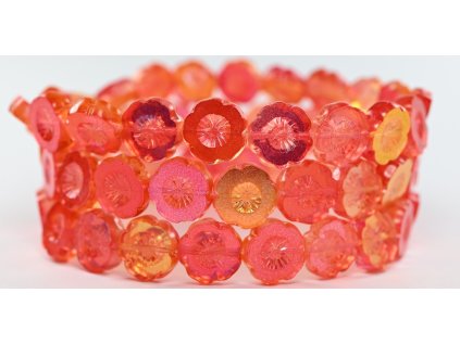 Hawaii flowers 14mm - Table cut beads