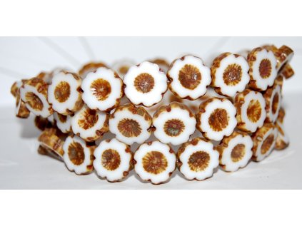 Hawaii flowers 14mm - Table cut beads