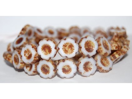 Hawaii flowers 14mm - Table cut beads