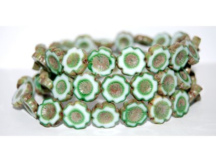 Kytky Hawai 14 mm - Ploškované perle