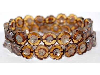 Hawaii flowers 14mm - Table cut beads