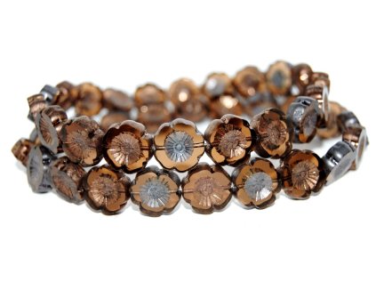 Hawaii flowers 14mm - Table cut beads