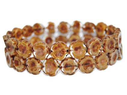 Hawaii flowers 14mm - Table cut beads