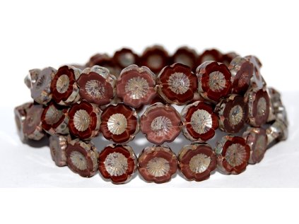 Hawaii flowers 14mm - Table cut beads