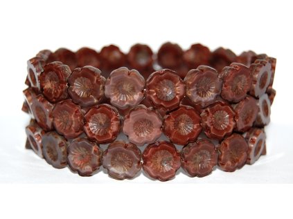 Hawaii flowers 14mm - Table cut beads