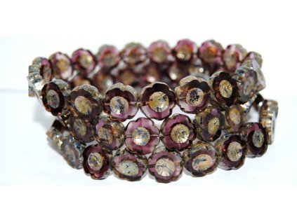 Hawaii flowers 14mm - Table cut beads