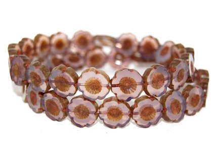 Hawaii flowers 14mm - Table cut beads