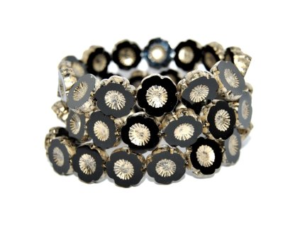 Hawaii flowers 14mm - Table cut beads