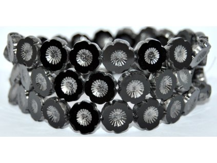 Hawaii flowers 14mm - Table cut beads