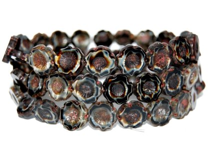 Kytky Hawai 14 mm - Ploškované perle