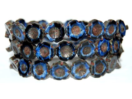 Hawaii flowers 14mm - Table cut beads