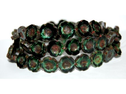 Hawaii flowers 14mm - Table cut beads