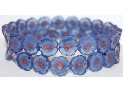 Hawaii flowers 14mm - Table cut beads