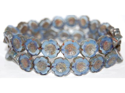 Hawaii flowers 14mm - Table cut beads