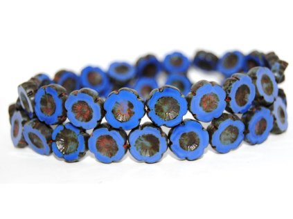 Hawaii flowers 14mm - Table cut beads