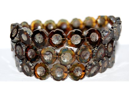 Hawaii flowers 14mm - Table cut beads