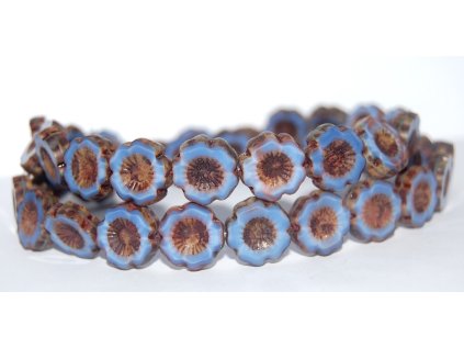 Kytky Hawai 14 mm - Ploškované perle