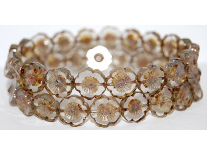 Hawaii flowers 14mm - Table cut beads