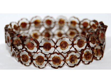 Hawaii flowers 14mm - Table cut beads