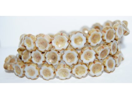 Hawaii flowers 14mm - Table cut beads