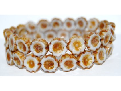 Hawaii flowers 14mm - Table cut beads