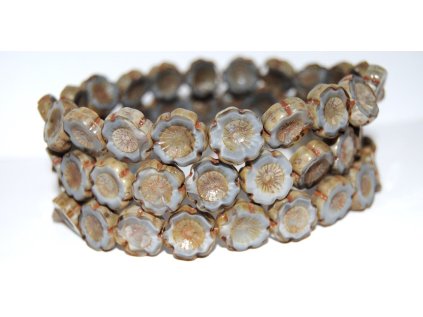 Hawaii flowers 14mm - Table cut beads