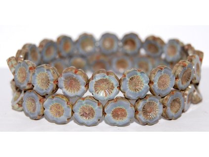 Hawaii flowers 14mm - Table cut beads