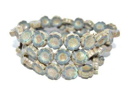 Hawaii flowers 14mm - Table cut beads