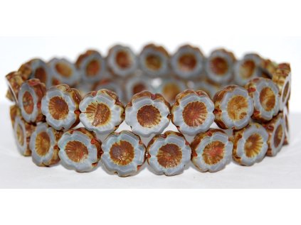 Hawaii flowers 14mm - Table cut beads