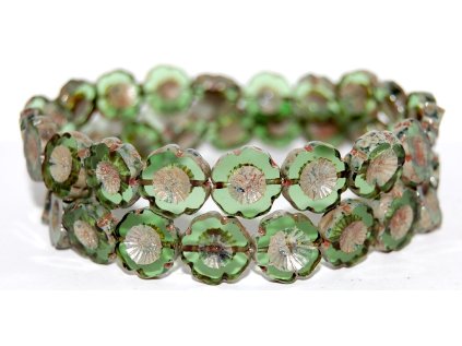 Hawaii flowers 14mm - Table cut beads