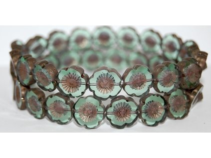 Hawaii flowers 14mm - Table cut beads