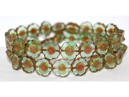 Hawaii flowers 14mm - Table cut beads