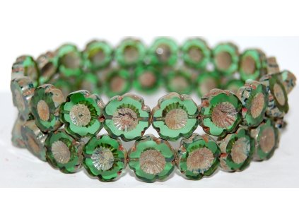 Hawaii flowers 14mm - Table cut beads