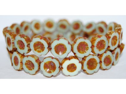 Hawaii flowers 14mm - Table cut beads