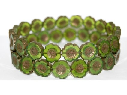 Hawaii flowers 14mm - Table cut beads