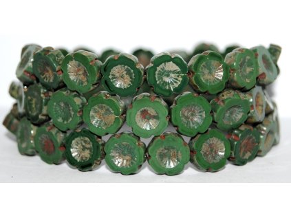 Hawaii flowers 14mm - Table cut beads