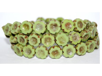 Hawaii flowers 14mm - Table cut beads