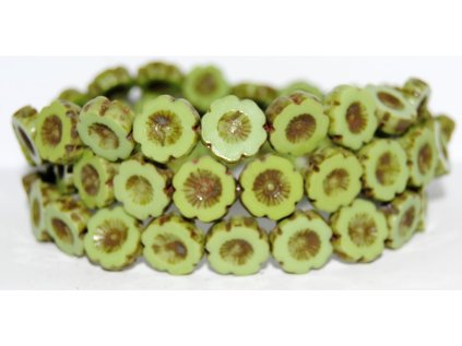 Hawaii flowers 14mm - Table cut beads