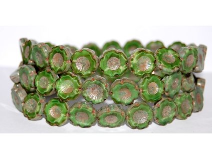 Hawaii flowers 14mm - Table cut beads