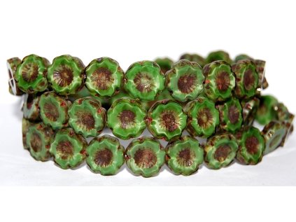 Hawaii flowers 14mm - Table cut beads